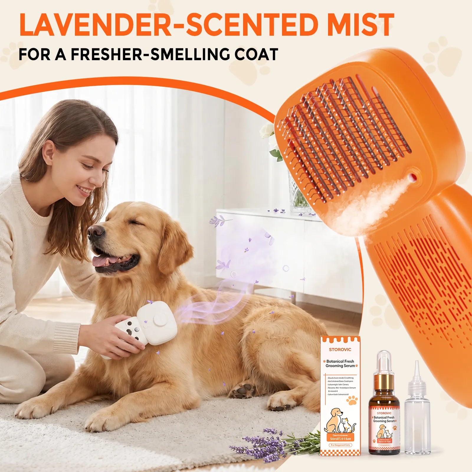 Cold Plasma Pet Brush Pro