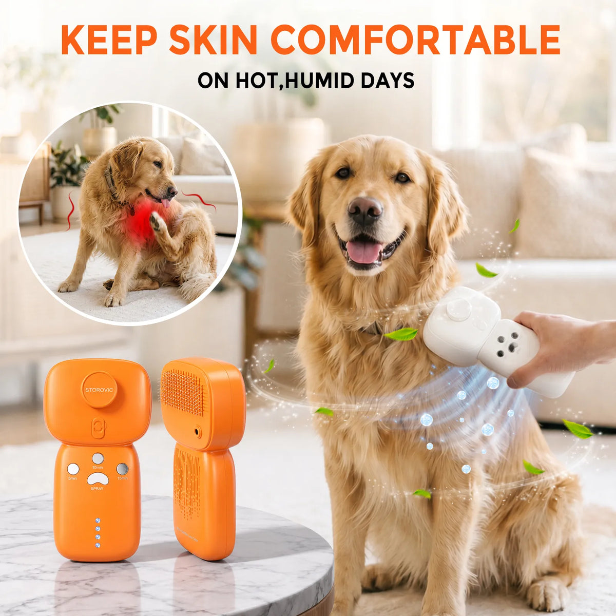 Cold Plasma Pet Brush Pro