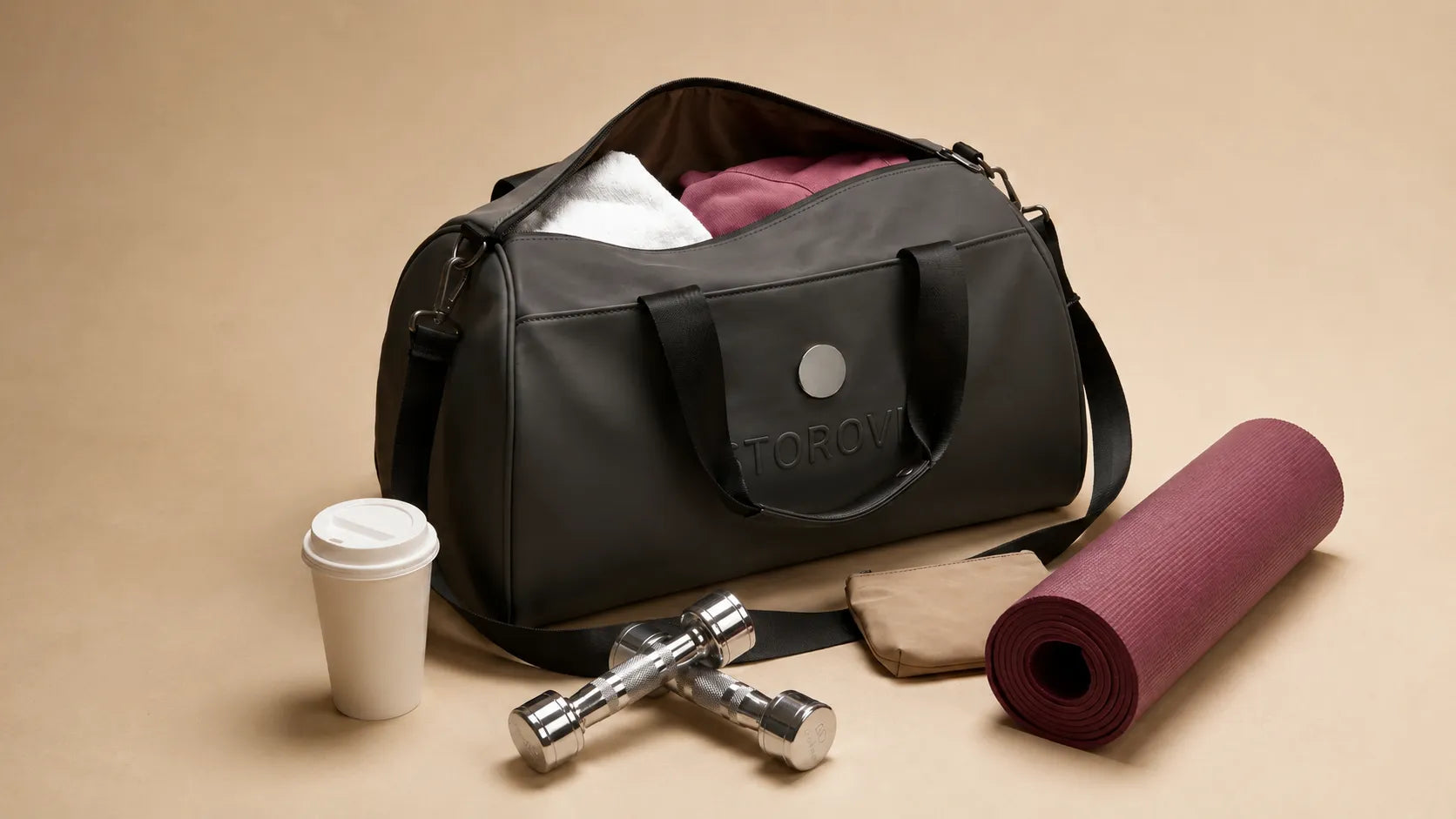 Odor-Control Smart Sports Bag key features visual